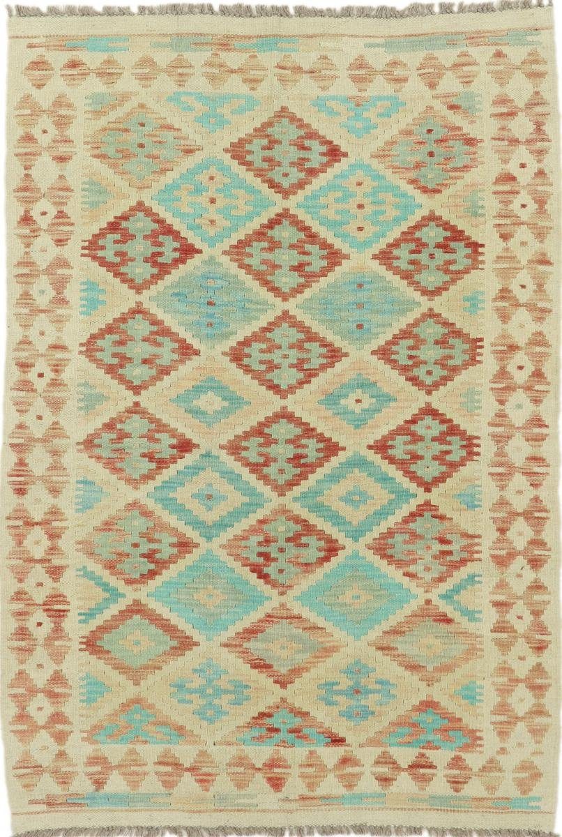 Orientteppich Kelim Afghan Heritage 105x153 Handgewebter Moderner Orientteppich, Nain Trading, rechteckig, Höhe: 3 mm