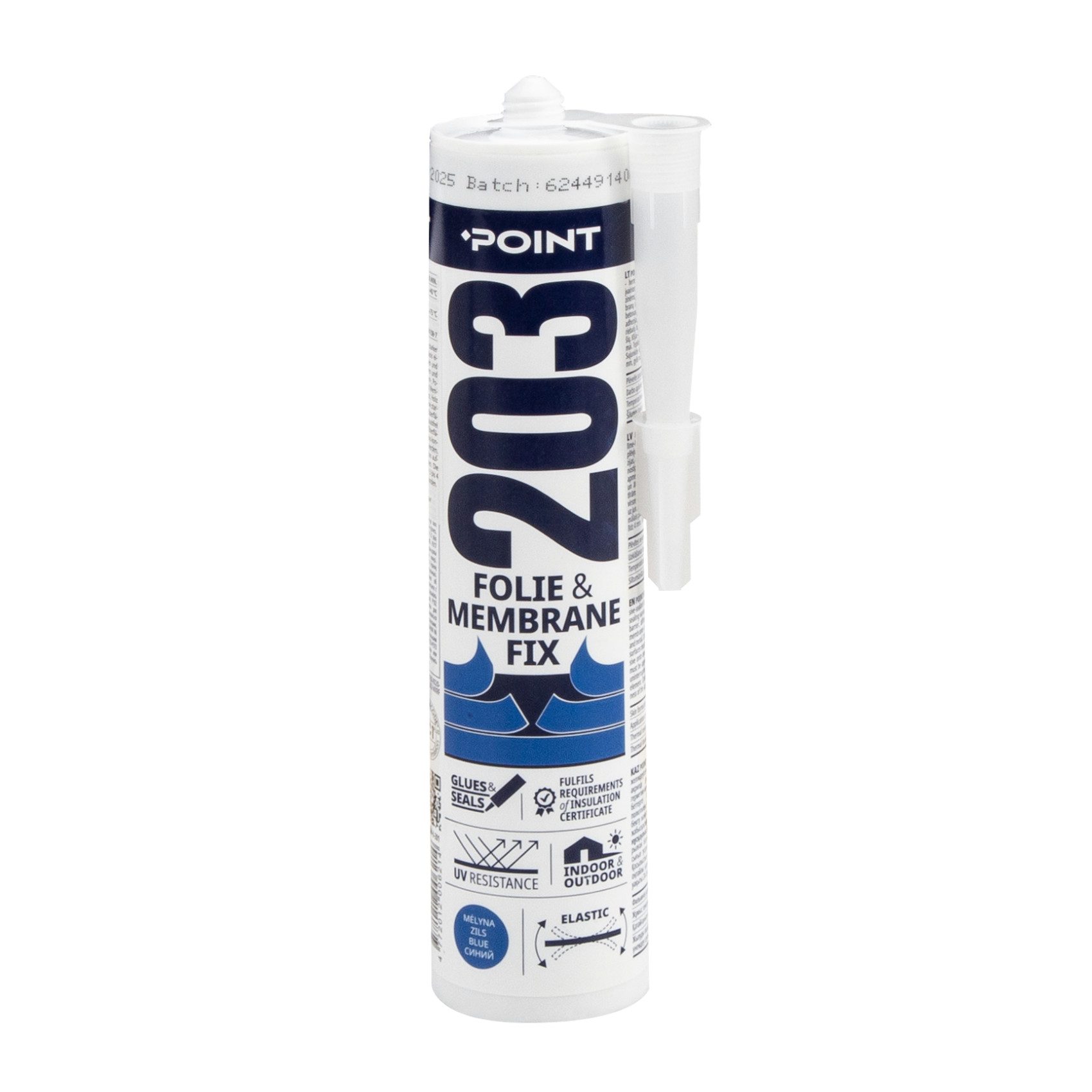 Point Folienkleber, (Dichtkleber für Dampfsperren Folien- und Membranklebstoff Folienkleber stark & elastisch 300 ml Dampfbremsfolien Anschlusskleber Dichtmasse Baufolienkleber (1 Kartusche)