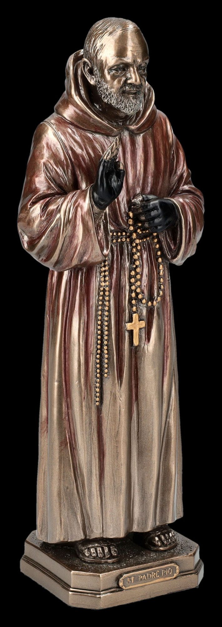 Figuren Shop GmbH Dekofigur Pater Pio Figur - Pio von Pietrelcina - Verones günstig online kaufen