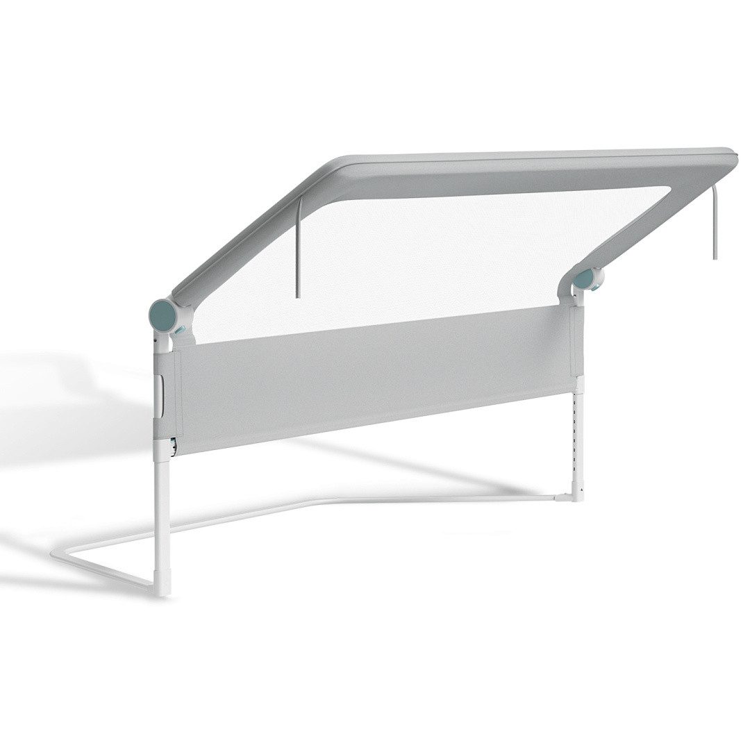 Clanmacy Bettschutzgitter Bettgitter Kinderbettgitter Babybettgitter Kinderbett Rausfallschutz (150cm), aus Metall