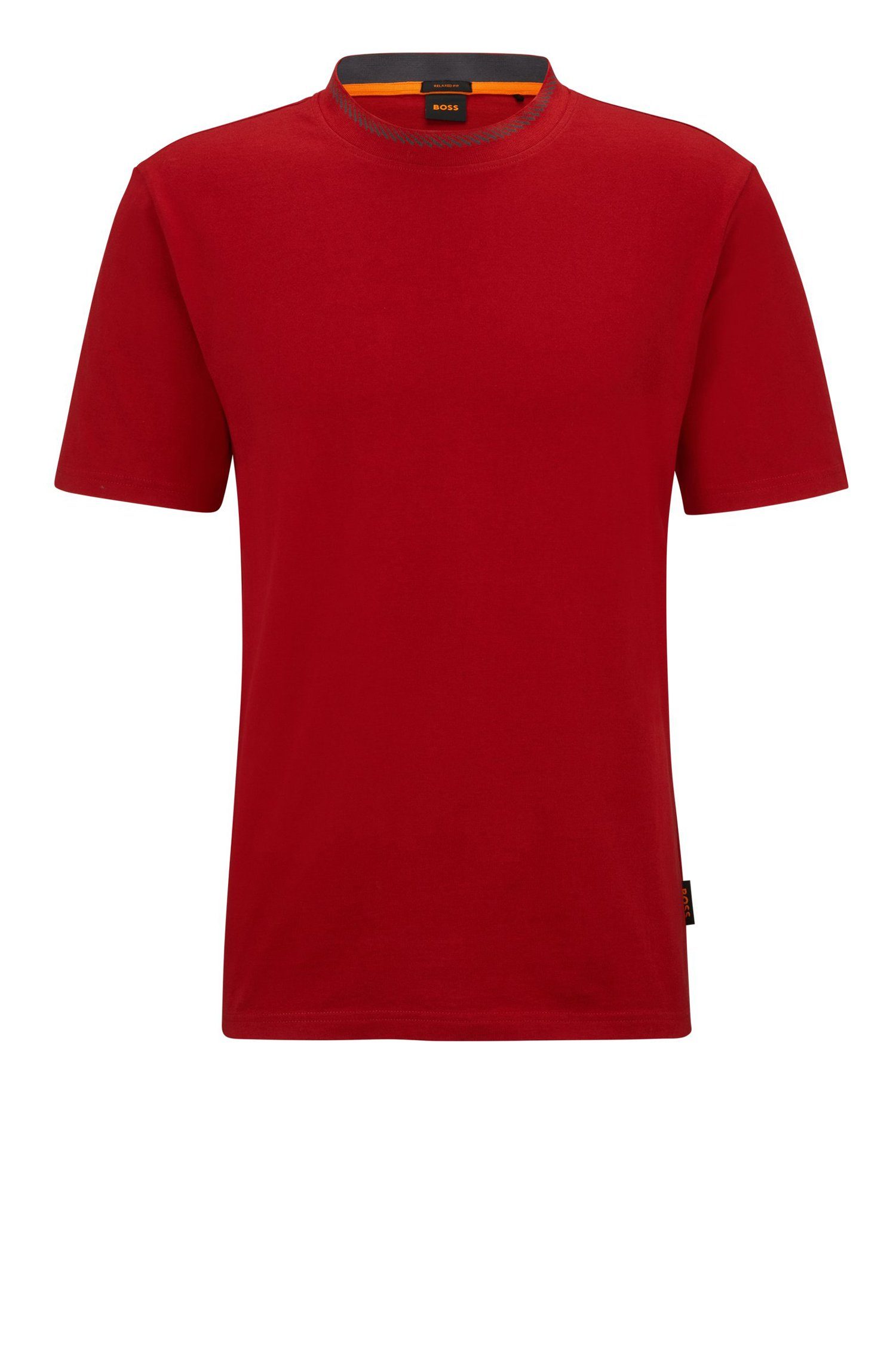 BOSS ORANGE T-Shirt Terete (1-tlg) Rot (624)