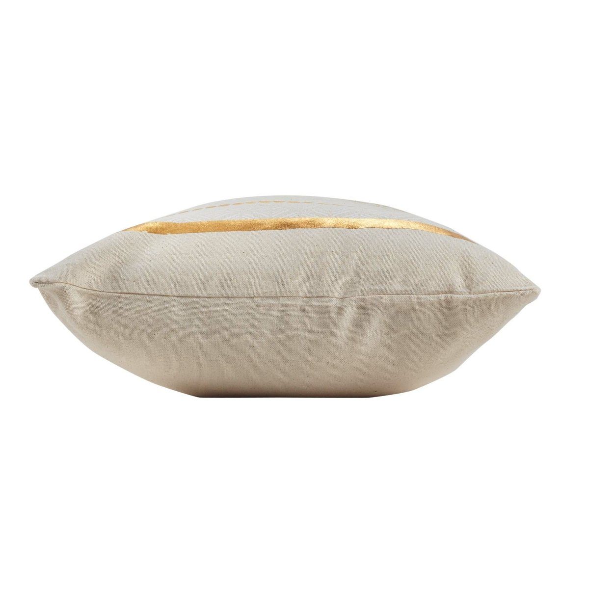 Macosa Home Dekokissen Beige gold weiß Muster, Zierkissen modern Dekokissen Sofakissen – Bild 4 von 5