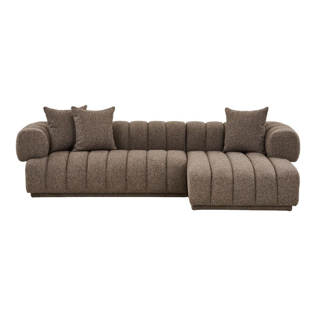 House Nordic Sofa Ingrid Sofa rechtsausgerichtet inkl. 3 Zierkissen