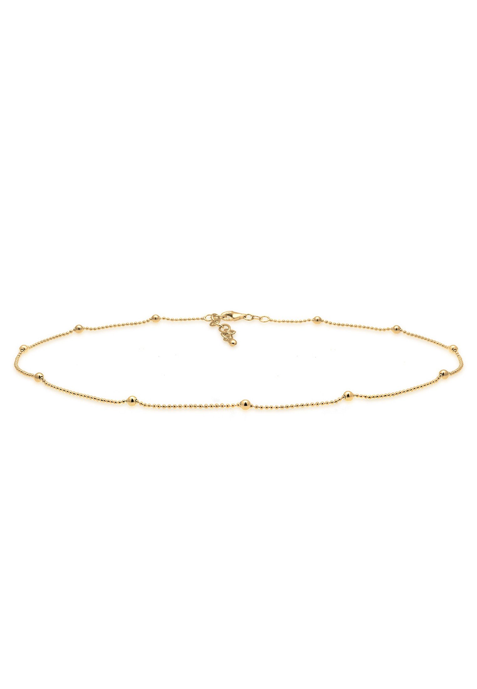 Elli Kette ohne Anhänger Choker Kugelkette ohne Anhänger 925 Silber