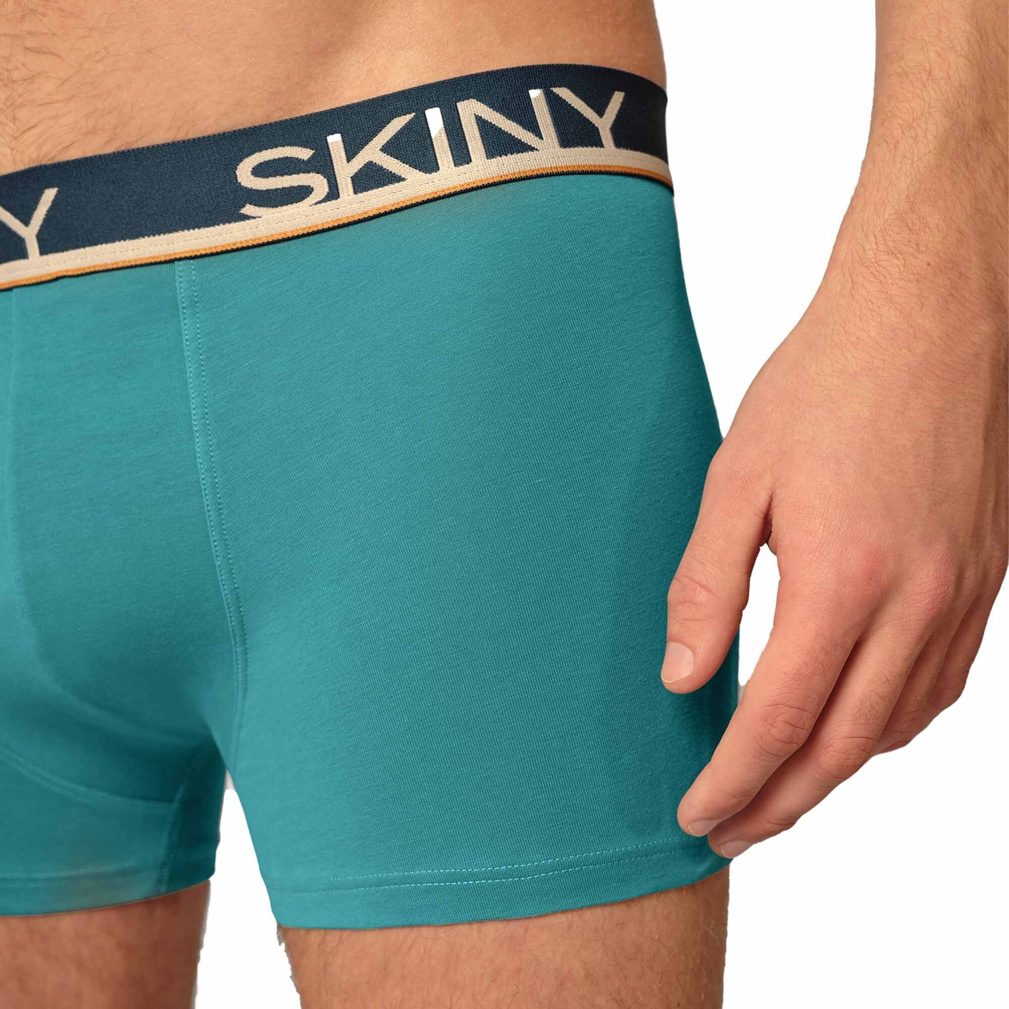 Blau/Türkis/Hellblau 3er Boxer Boxer Shorts Herren Pack Skiny Trunks, - Pants