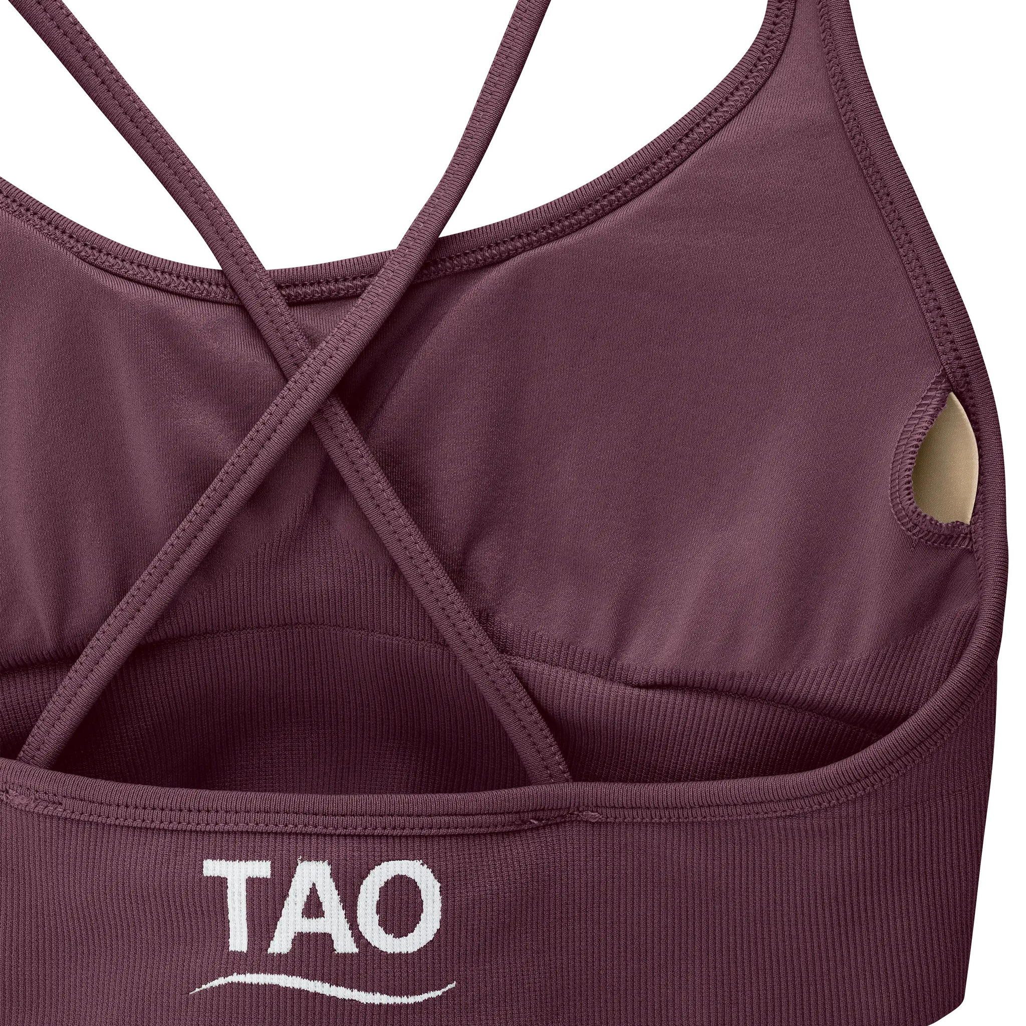 TAO Sport-Bustier SINGLESTRING Functional Bustier Optimal für Yoga, Pilates, Fitness und Freizeit