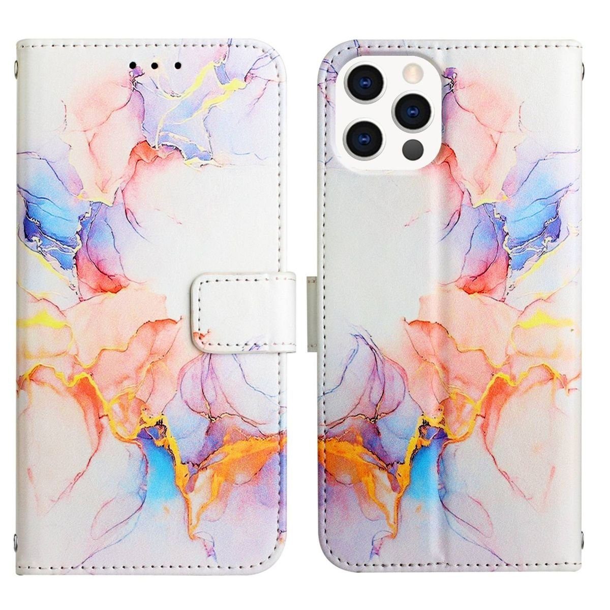 König Design Handyhülle Apple iPhone 15 Pro Max, Schutzhülle Schutztasche Case Cover Etuis Wallet Klapptasche Bookstyle