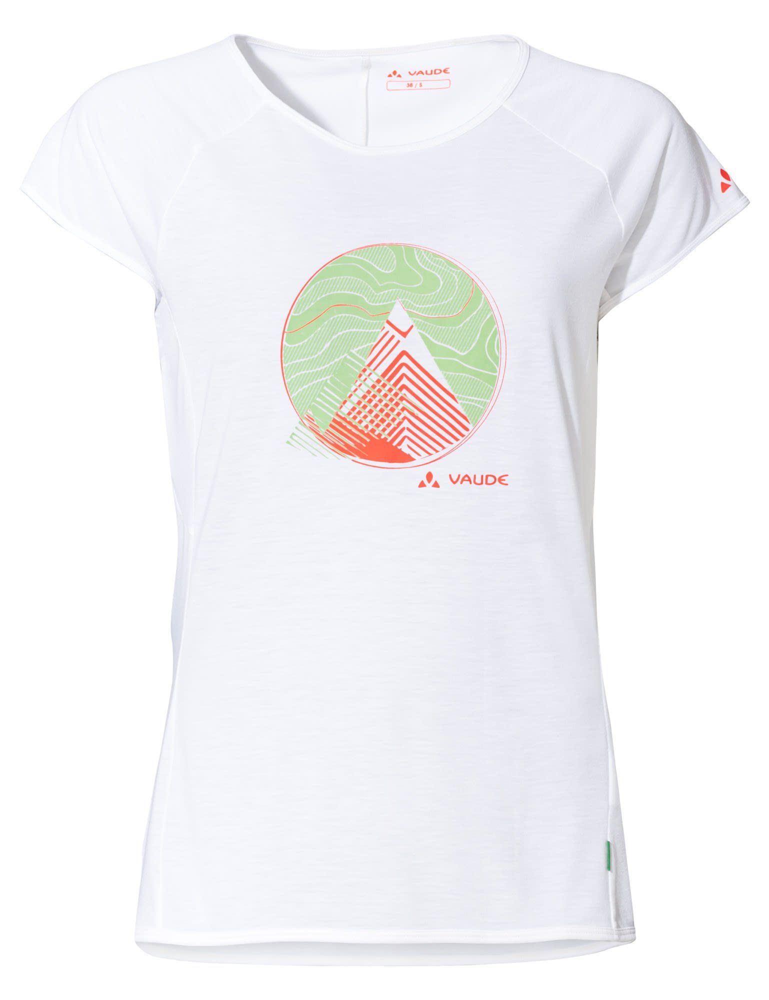 VAUDE T-Shirt Vaude Womens Tekoa T-shirt Ii Damen Kurzarm-Shirt White Uni
