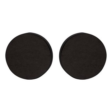 Heideman Paar Ohrstecker Anthony schwarz farben (Ohrringe, inkl. Geschenkverpackung), Ohrringe für Herren
