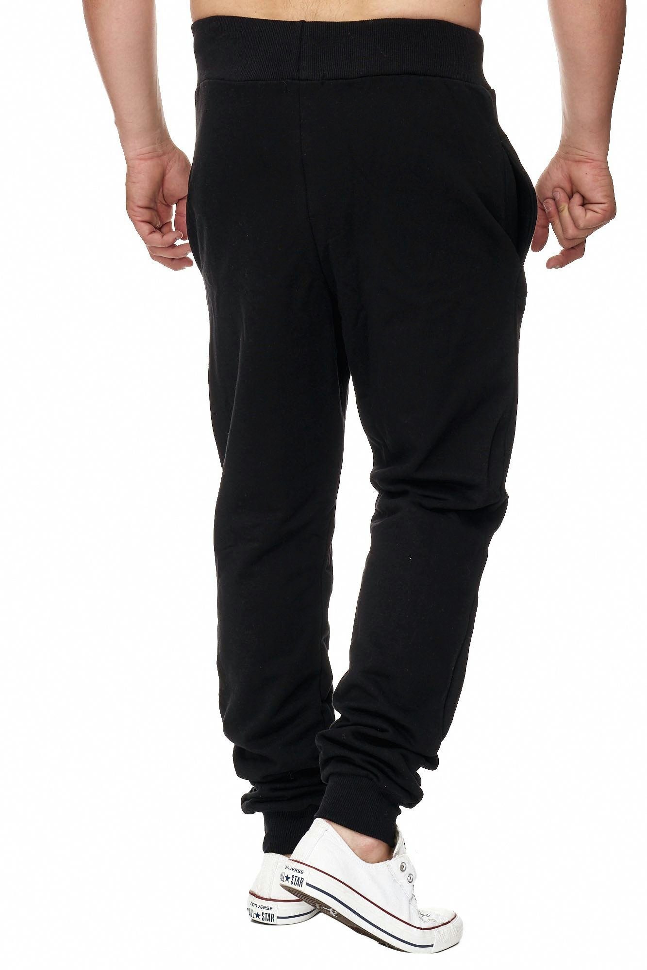 L.gonline Jogginghose Herren JoggingHOSE lang, Trainingshose Baumwolle, Sporthose mit (Sweatpants, 1-tlg) mit elastischem Bund