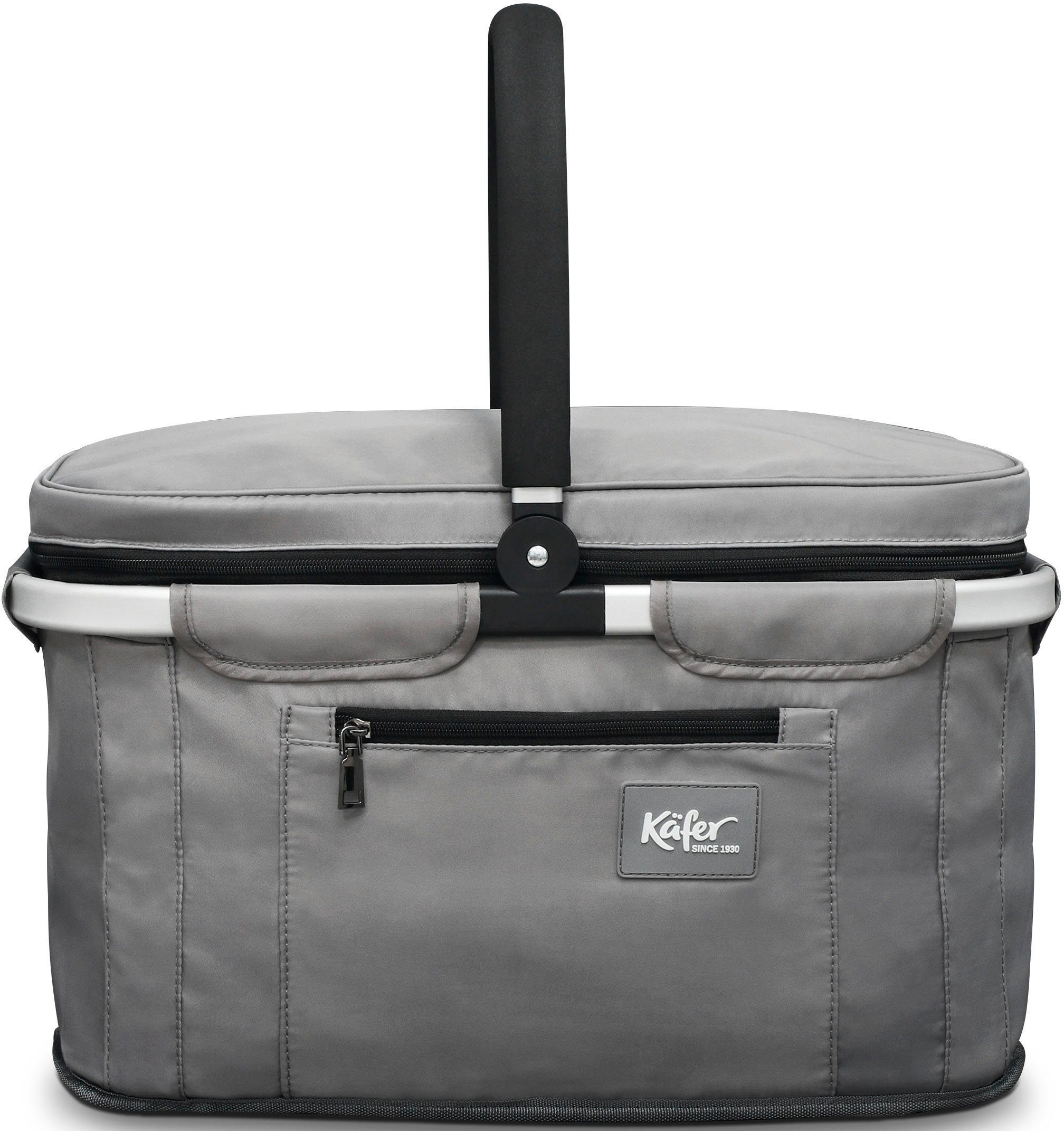 Käfer Einkaufskorb, 35 l, Thermo-Isolierung, 2-lagiges Polyester Gewebe, wasserabweisend