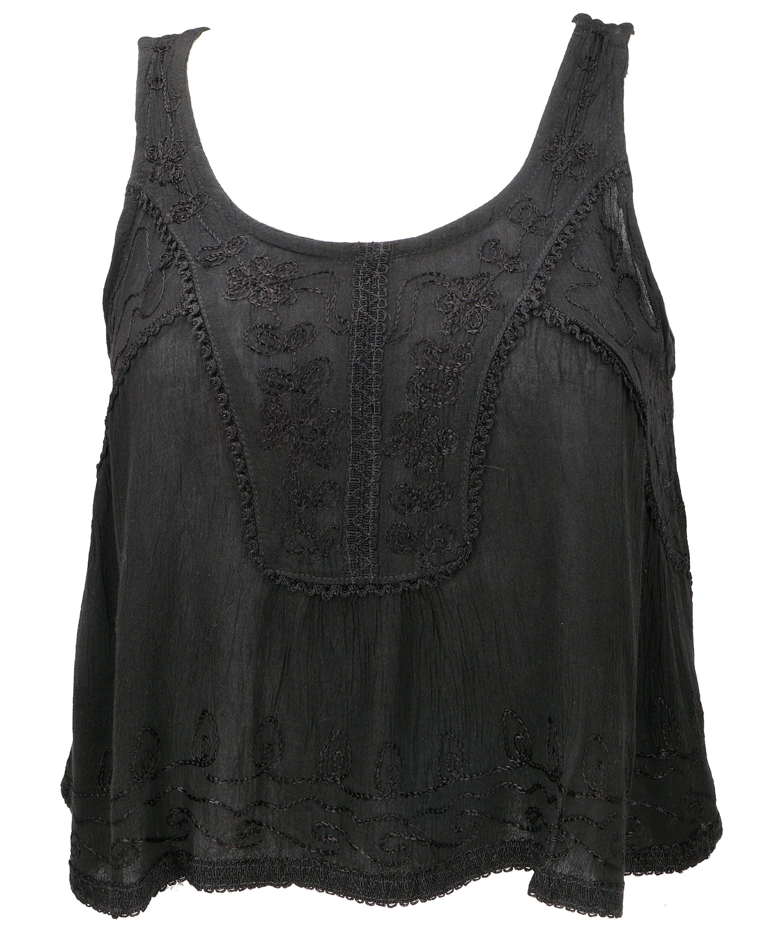 Guru-Shop T-Shirt Besticktes Top Boho chic, günstig online kaufen