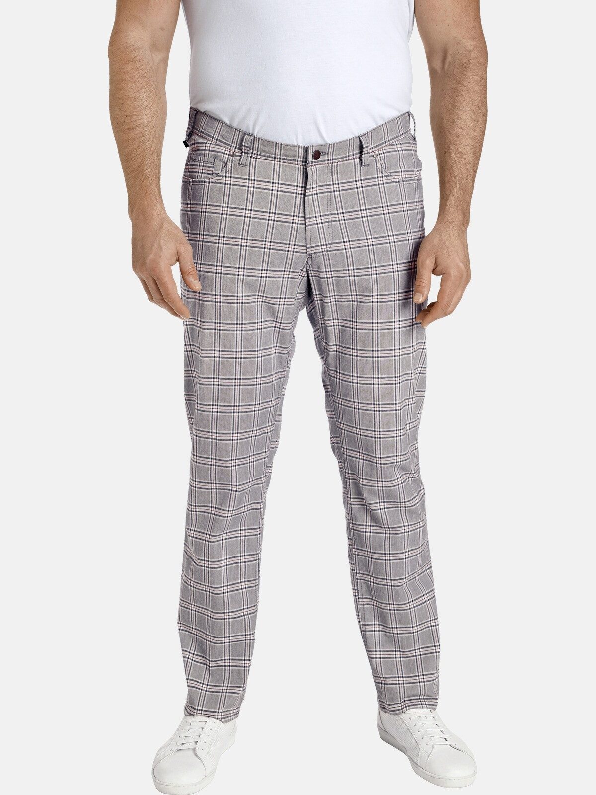 Charles Colby Stoffhose BARON TIARK +Fit Kollektion, Comfort Fit