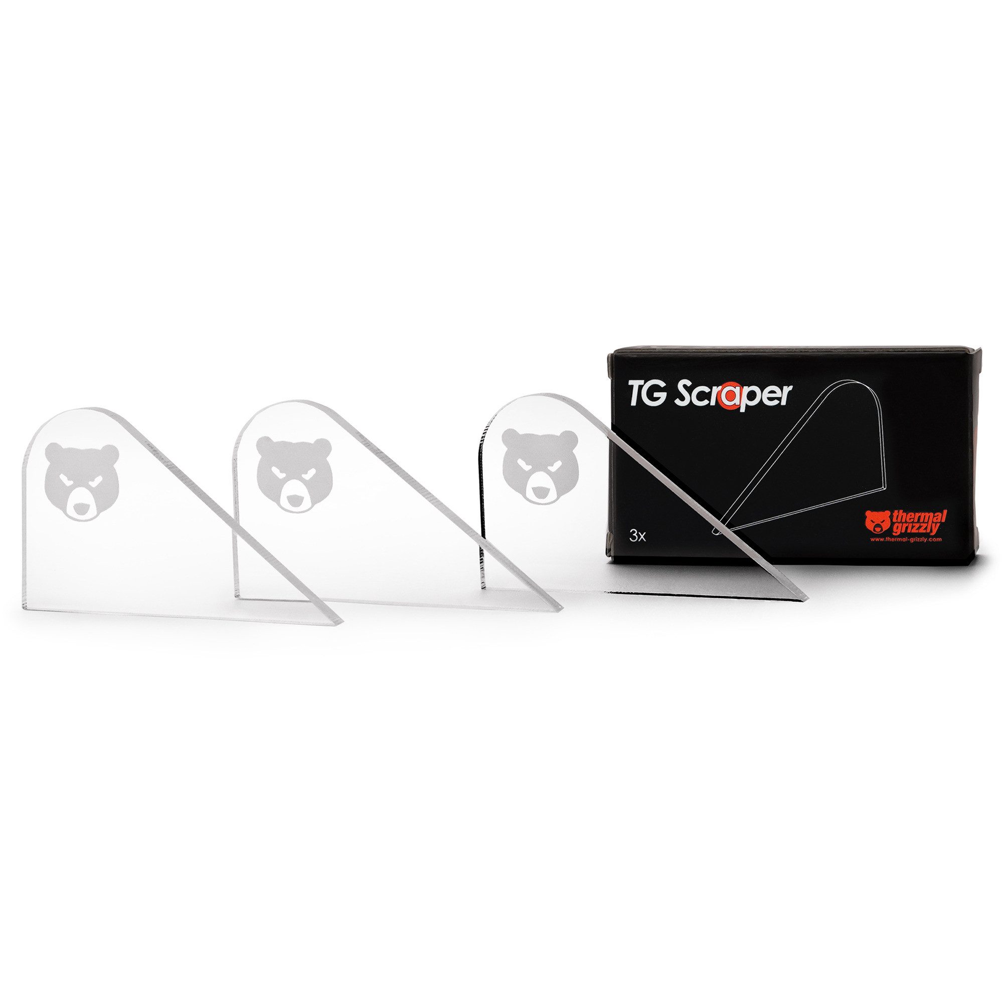 Thermal Grizzly Wärmeleitpaste Thermal Grizzly TG Scraper, Schaber, (3 Stück)