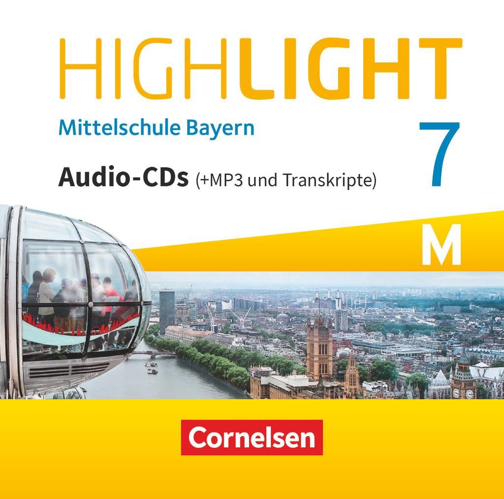 Hörspiel-CD Highlight - Mittelschule Bayern - 7. Jahrgangsstufe, Audio-CDs (MP...