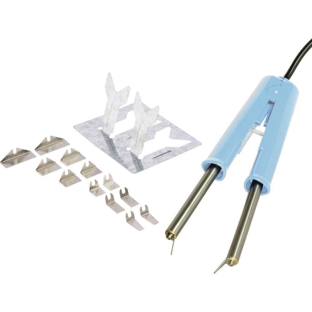 Star Tec Lötkolben Tweezer SMD-Löt-Entlöt-Pinzetten Set 21509, inkl. Ablage