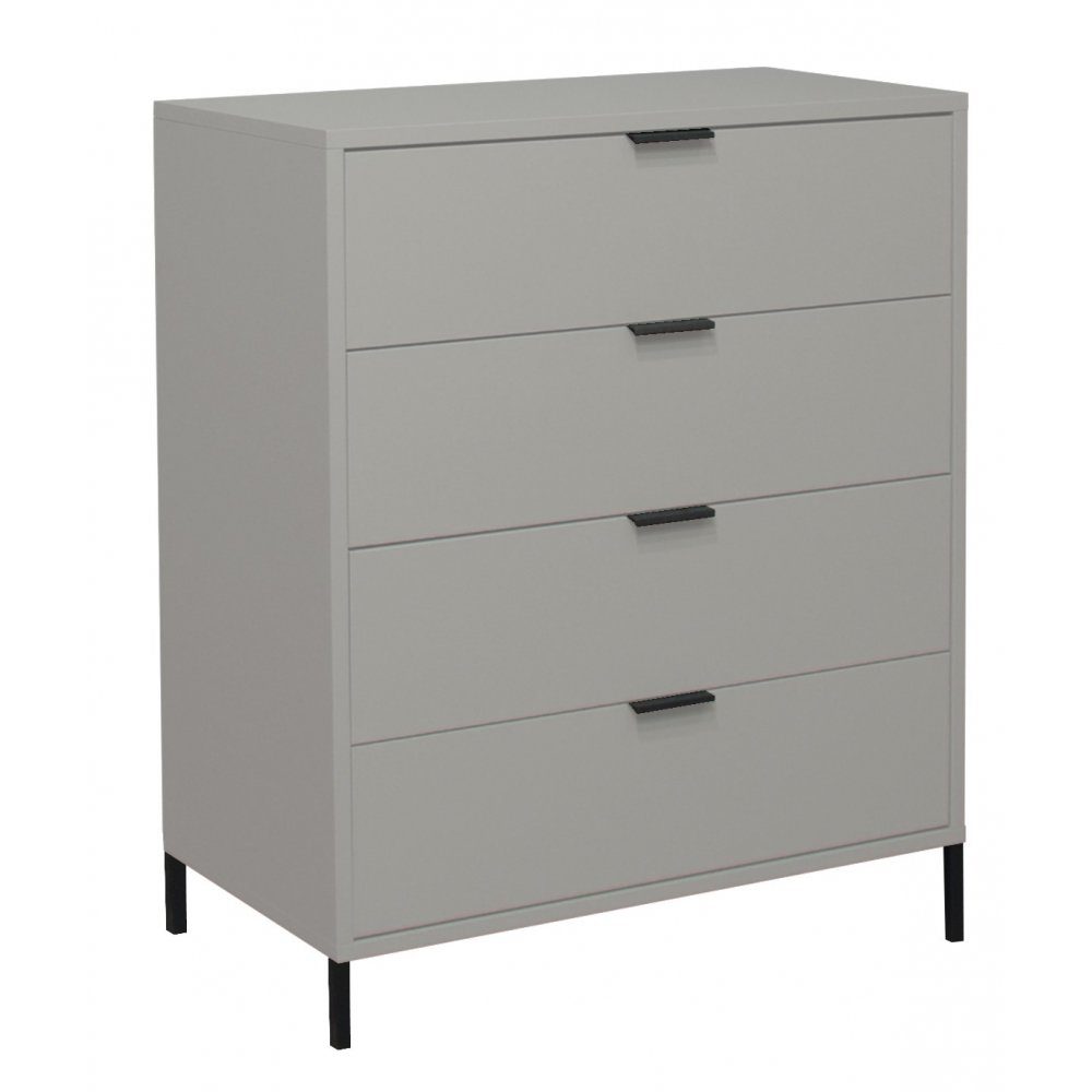 Mäusbacher Kommode Kommode Schubladenkommode Sideboard Vierkantfüsse Kreidegrau matt