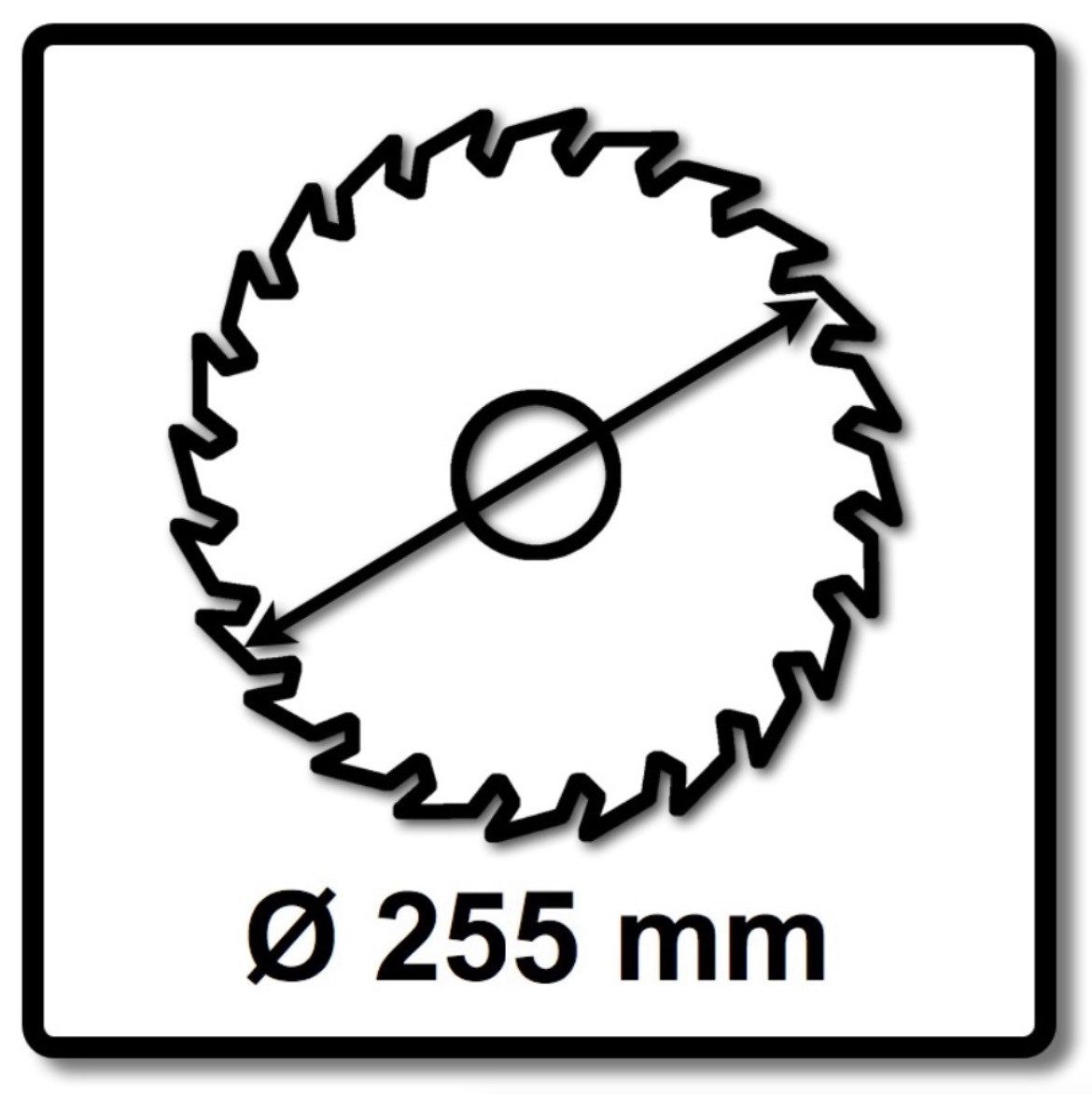 Makita Kreissägeblatt MAKBLADE Kreissägeblatt für Holz 255 x 30 x 2,1 mm 48 Zähne (B-32699