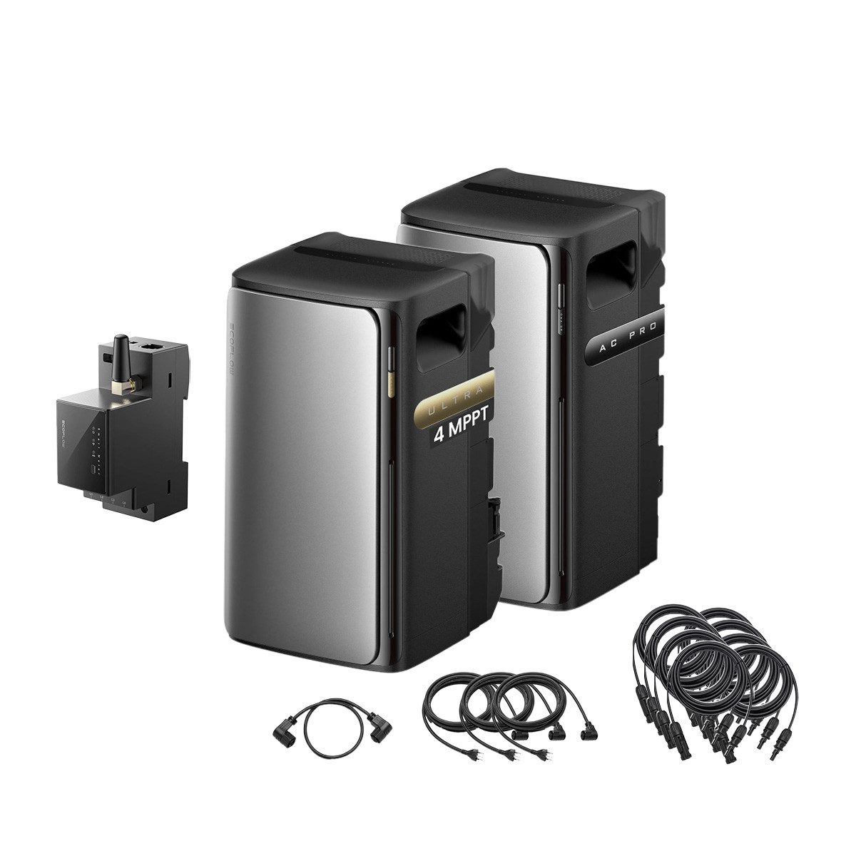 Ecoflow Balkonkraftwerk EcoFlow STREAM Ultra & AC Pro Balkonkraftwerk 3,84kWh Speicher 0% MwSt