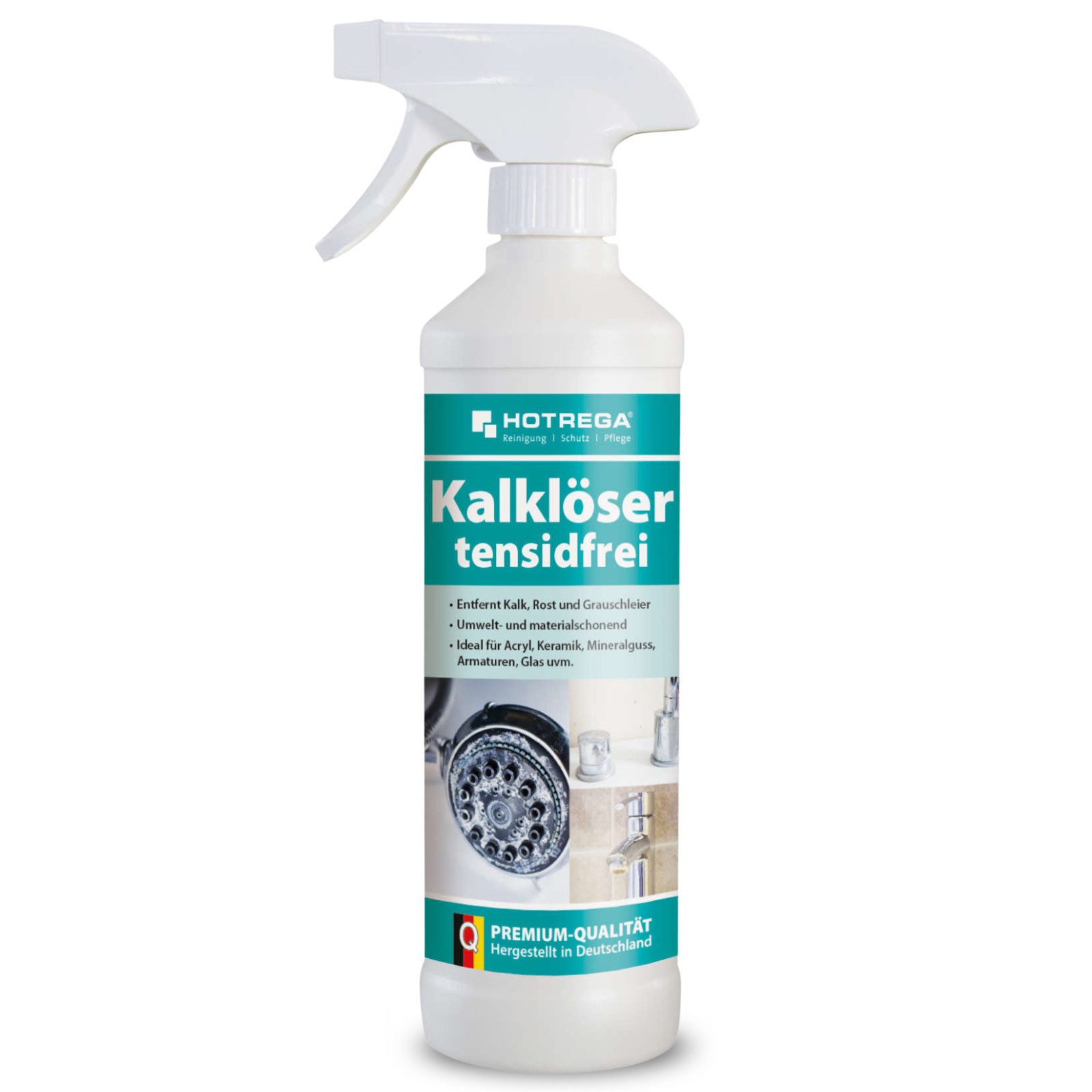HOTREGA® Kalklöser tensidfrei Kalkreiniger Kalkstein Entferner Kalk Ex 500ml Kalklöser