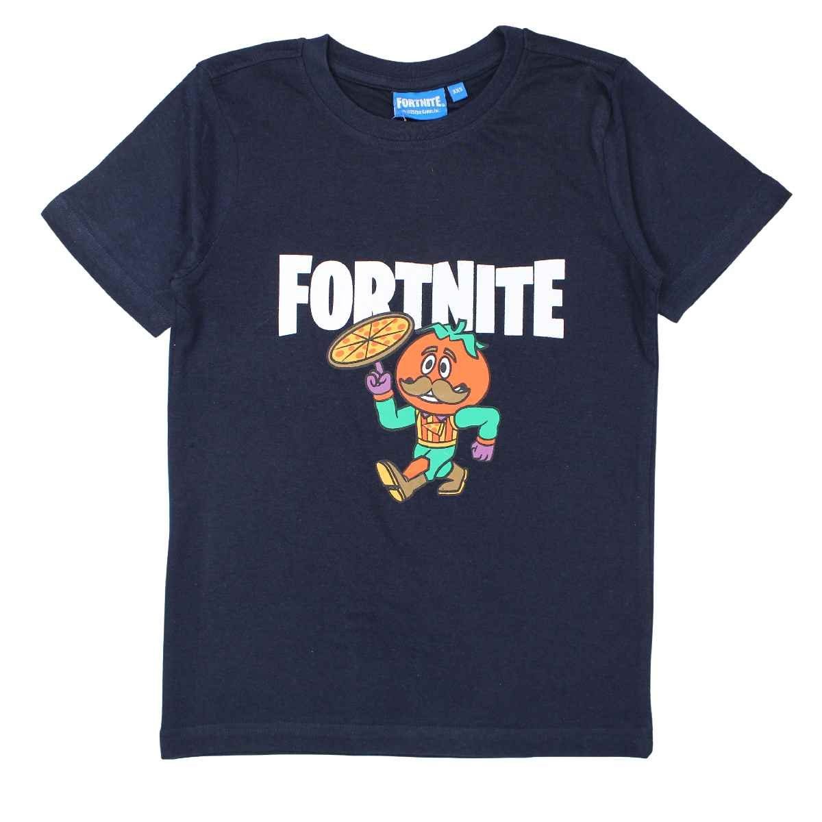 Fortnite T-Shirt Tomatenkopf Skin Jungen Kurzarmshirt in Größe 140-176 cm