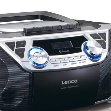Lenco SCD-120SI Tragbarer Radio-CD-Player Bluetooth Radio (FM-Tuner, 6 W)
