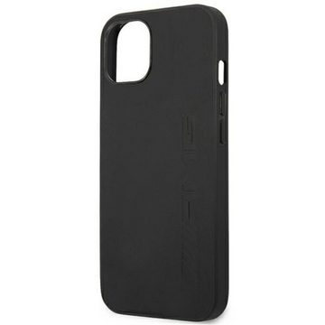 Mercedes Smartphone-Hülle AMG Apple iPhone 14 Schutzhülle Case Cover Leather Hot Stamped Schwarz