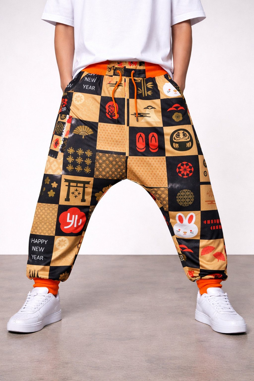 Jogginghose Herren Baggy Yoga Hose "DORUMA"