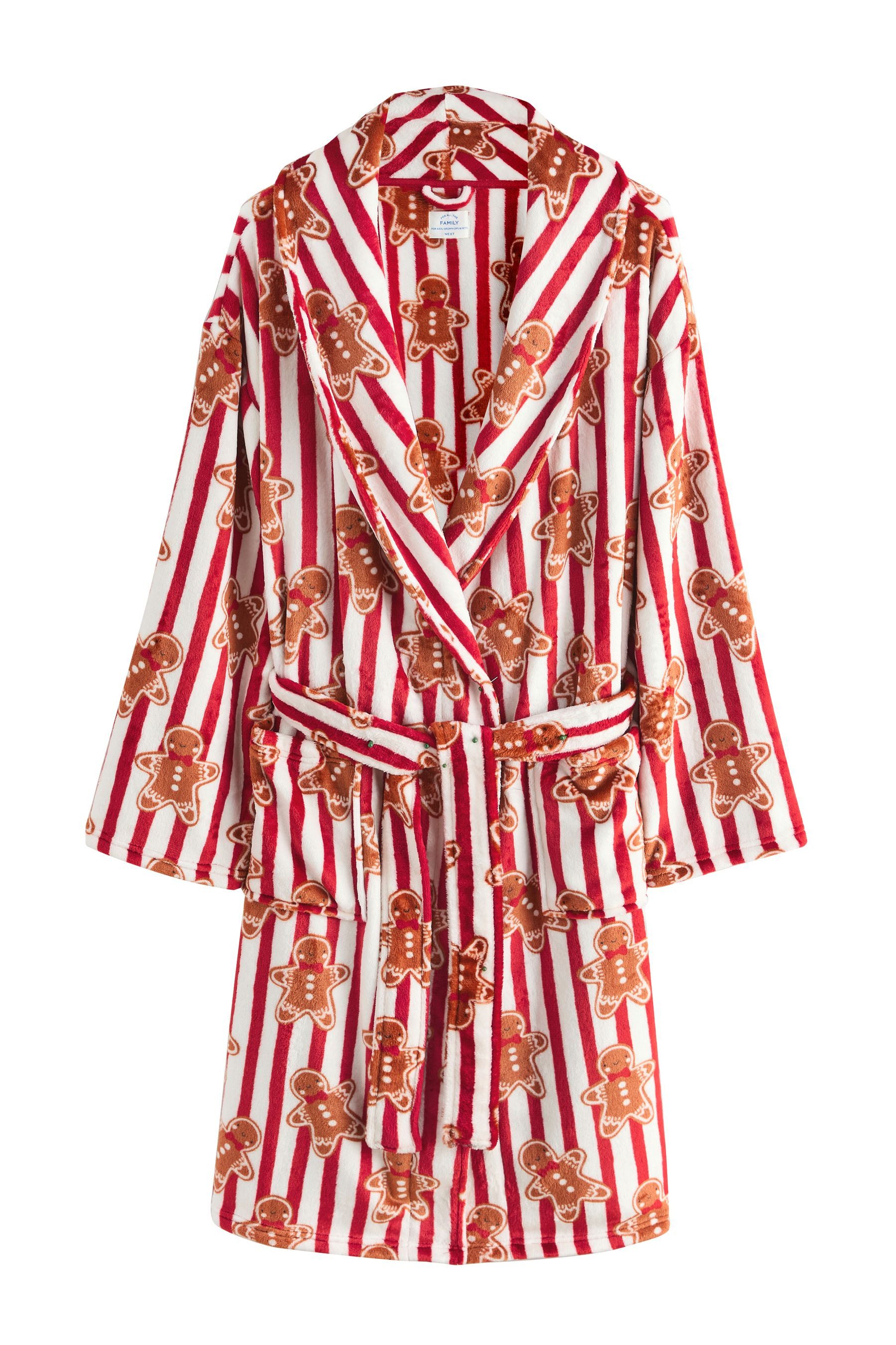 Next Damenbademantel Weihnachtlicher Bademantel, Familien-Kollektion, Polye günstig online kaufen