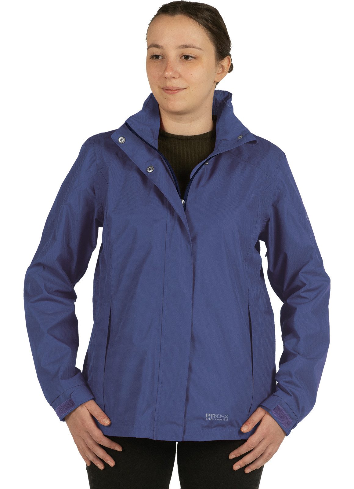 PRO-X ELEMENTS Funktionsjacke CARRIE wasserdicht, atmungsaktiv, im Packsack verstaubar, große Größen Wasserdicht Atmungsaktiv Leicht Im Packsack verstaubar Große Größen