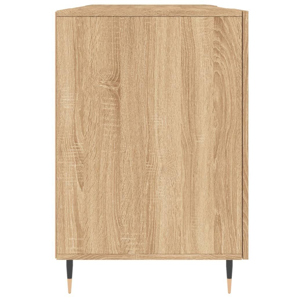 Sonoma-Eiche 140x50x75 Schreibtisch cm furnicato Holzwerkstoff