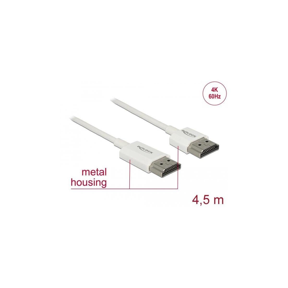 cm) HDMI-A Delock Stecker HDMI-A, Computer-Kabel, High (450,00 Speed - Ethernet HDMI Kabel >... mit HDMI