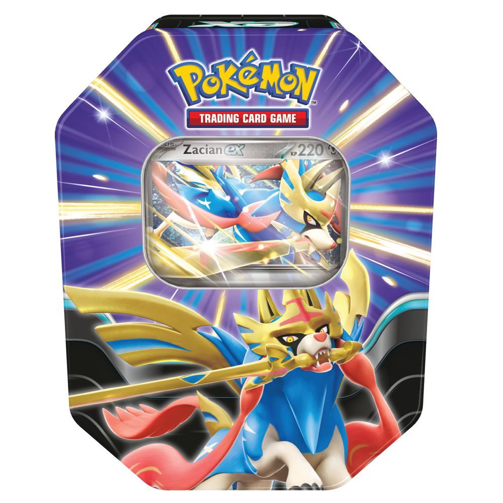 POKÉMON Sammelkarte Tin Box Zacian Pokemon Sammel-Karten Kollektion deutsch