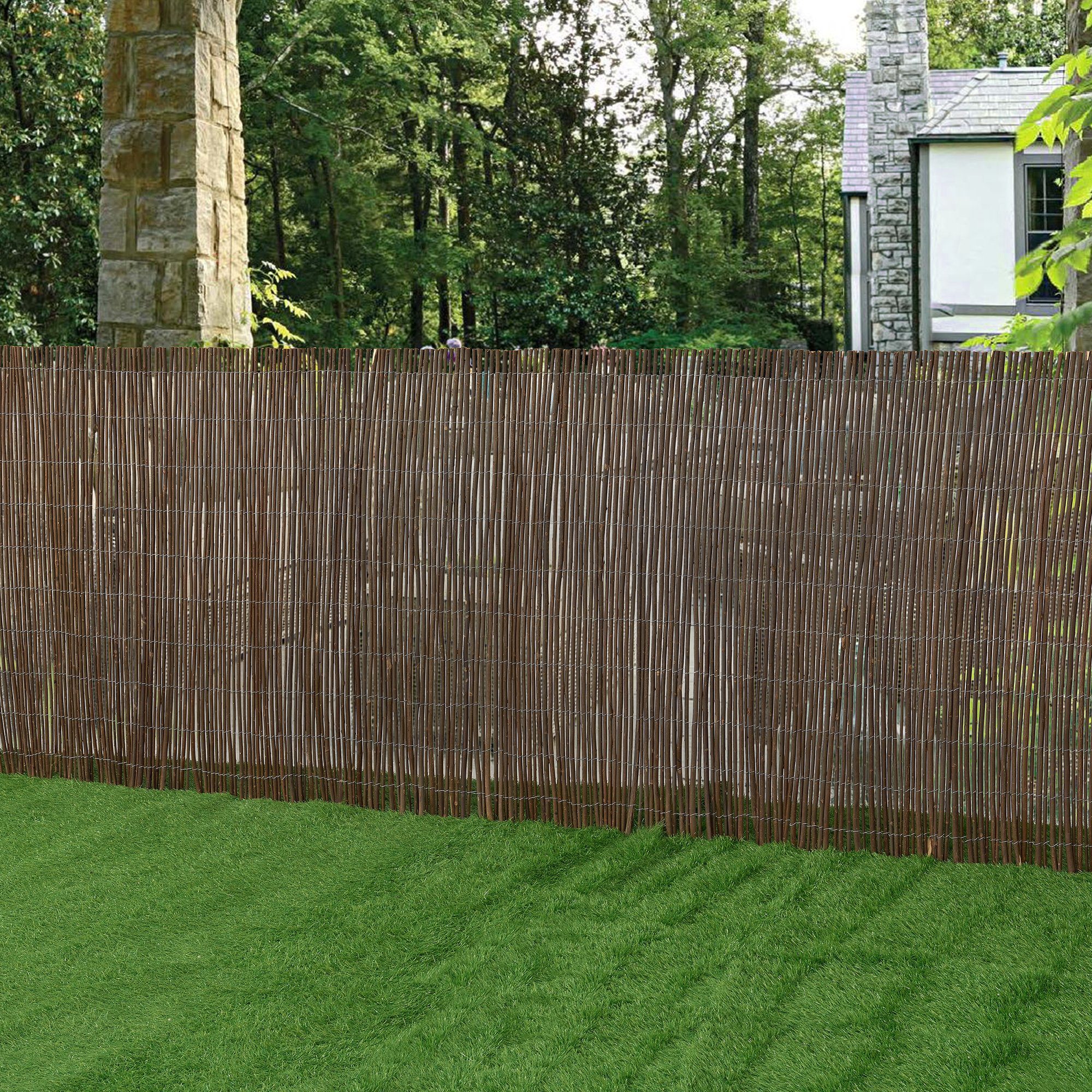 casa.pro Gartenzaun, »Zamora« Weidenmatte 100 x 500 cm günstig online kaufen