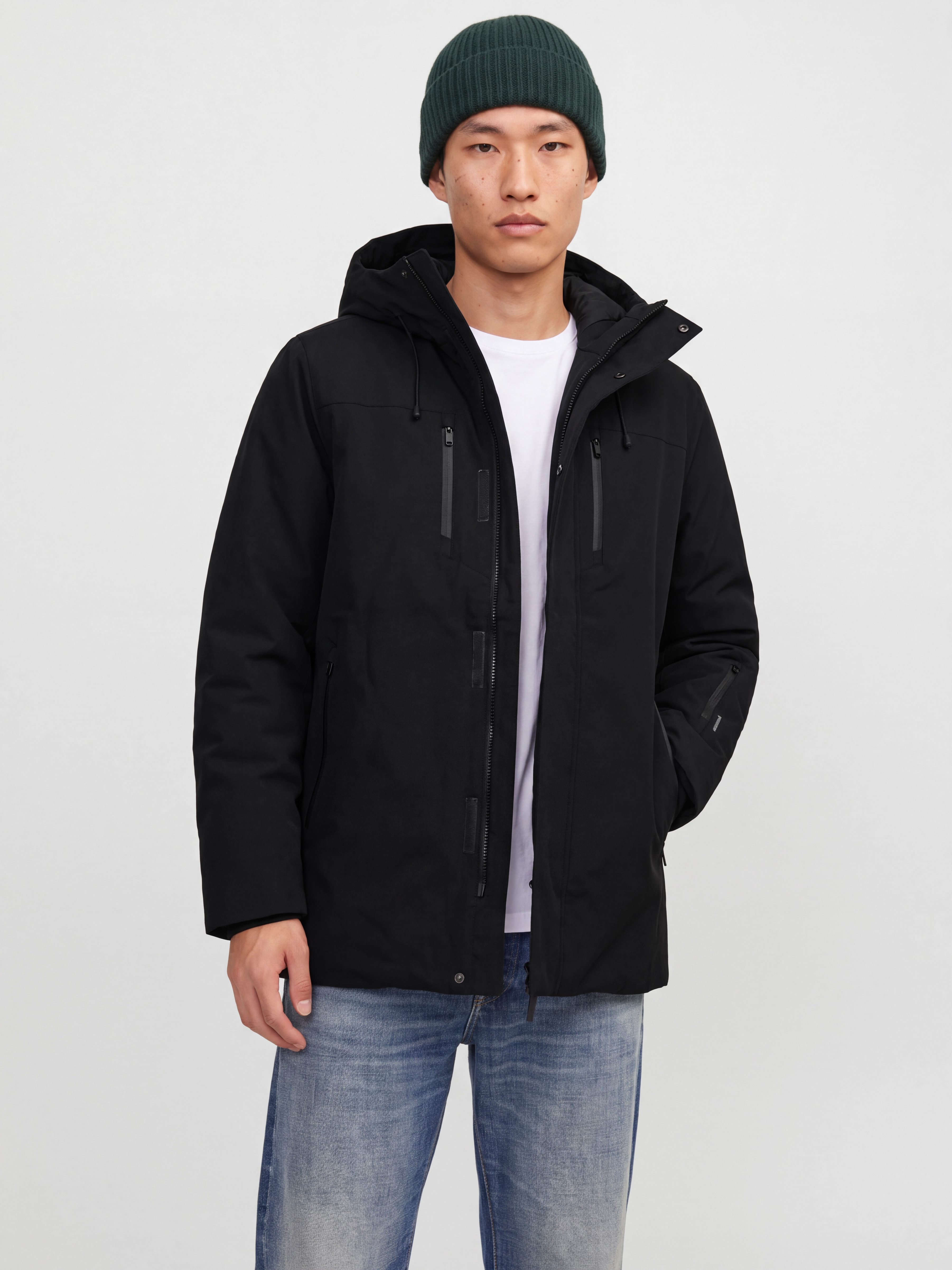 Jack & Jones Parka JCOFUSION ALASKA TECHNICAL PARKA SN Kunstfaser, mit vielen praktischen Taschen