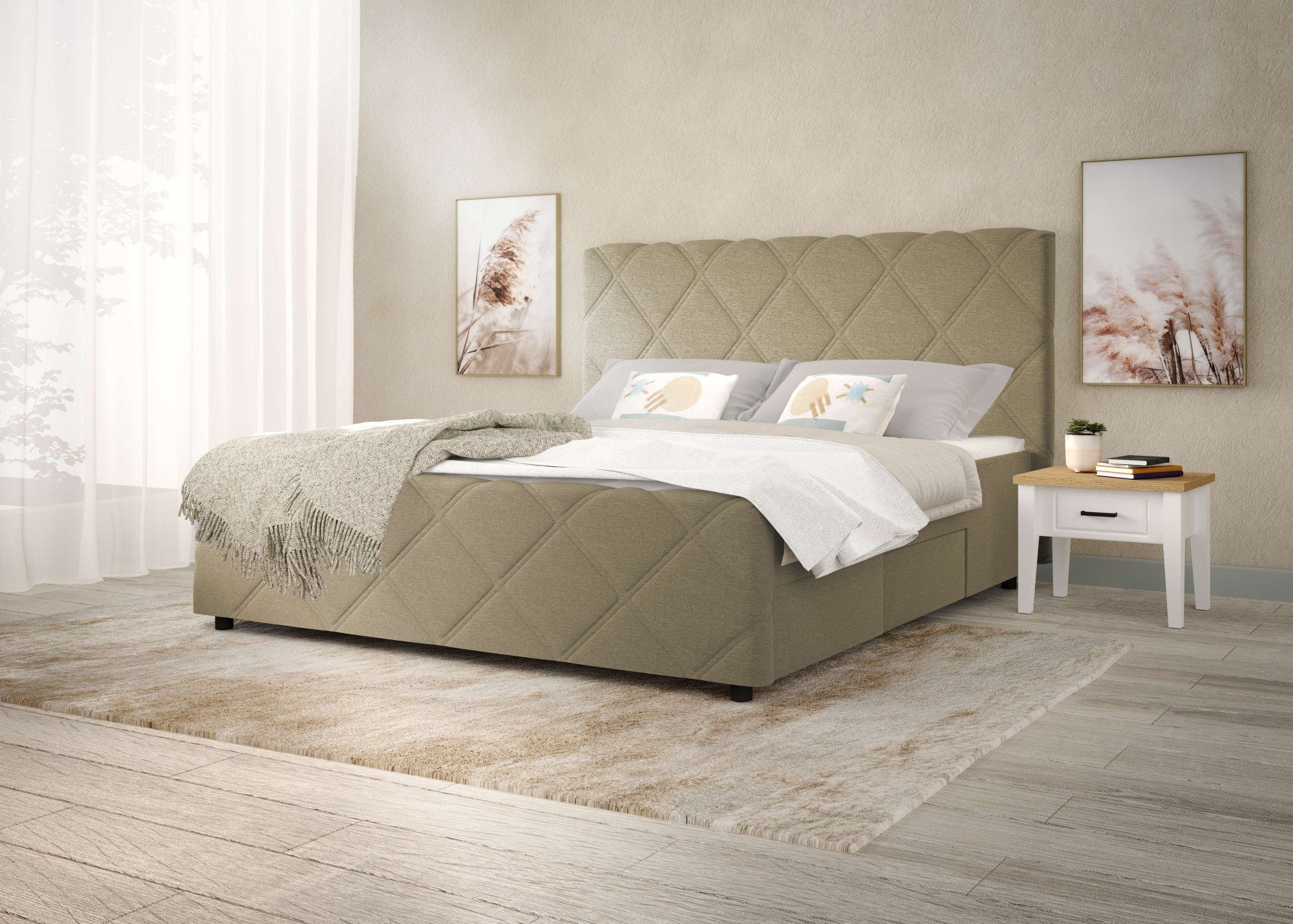 Home affaire Boxbett Mona, mit 4 Schubladen