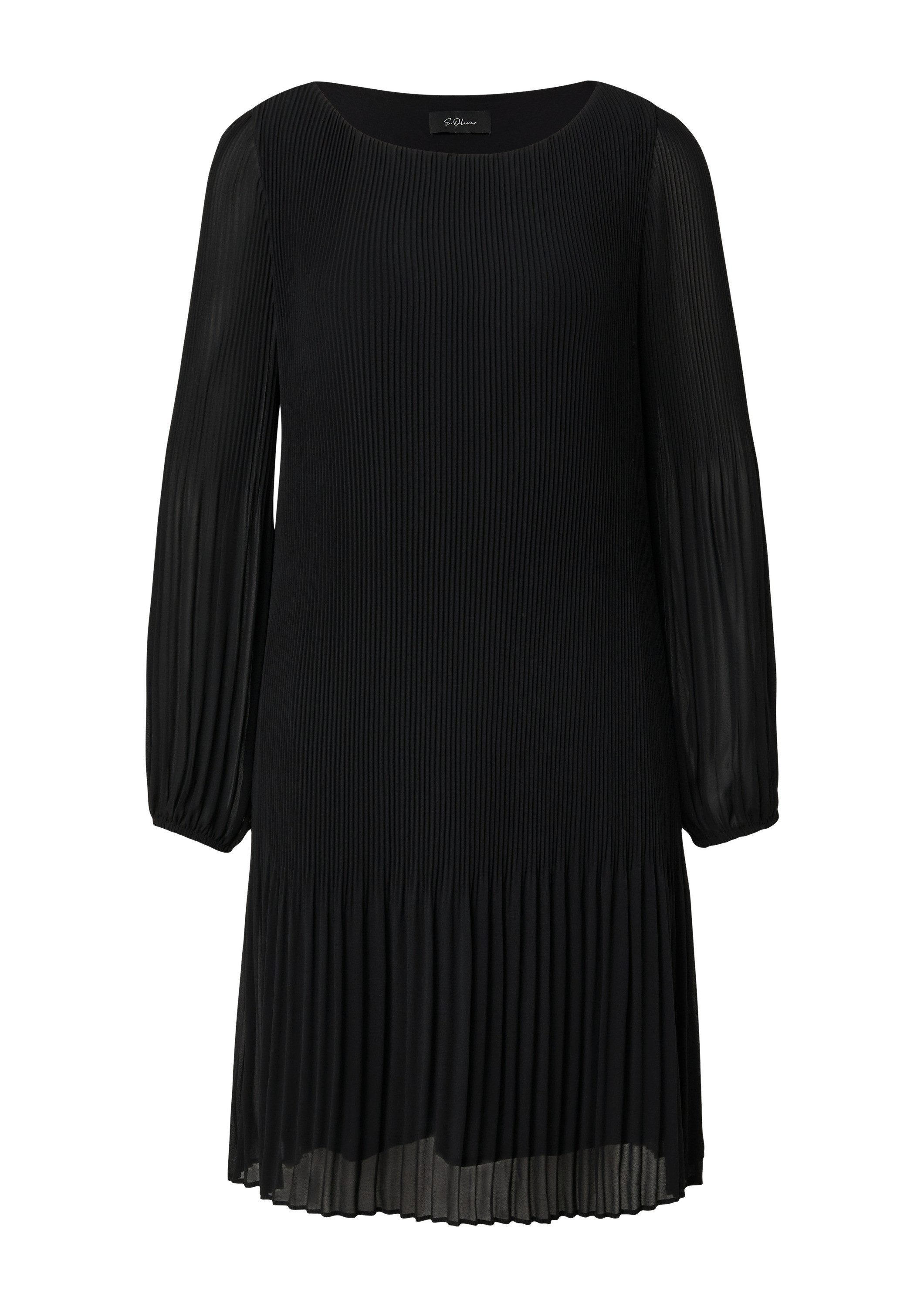 s.Oliver Minikleid Kleid Plissiertes Chiffonkleid – Bild 2 von 5