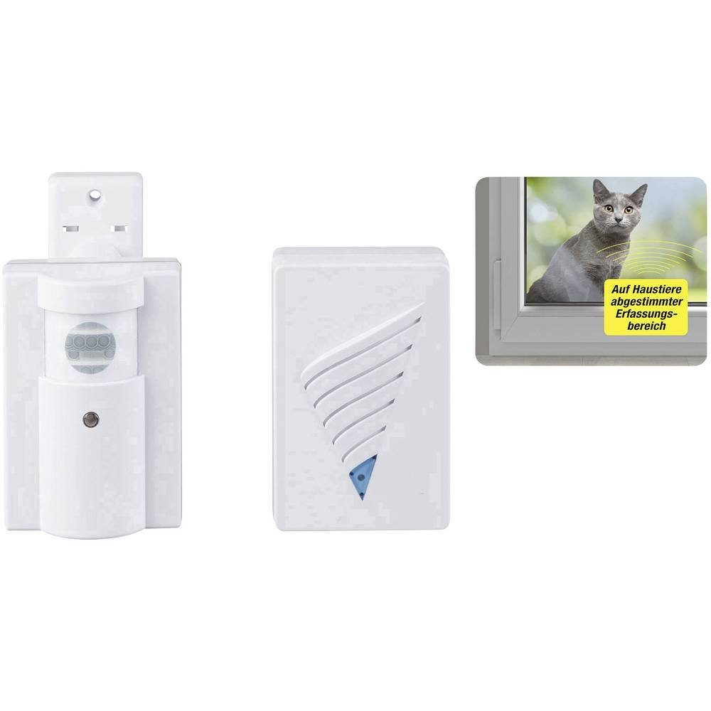 Heidemann Smart Home Türklingel Funkgong-Set speziell für Haustiere 70829 (für Haustiere, mit Bewegungsmelder)