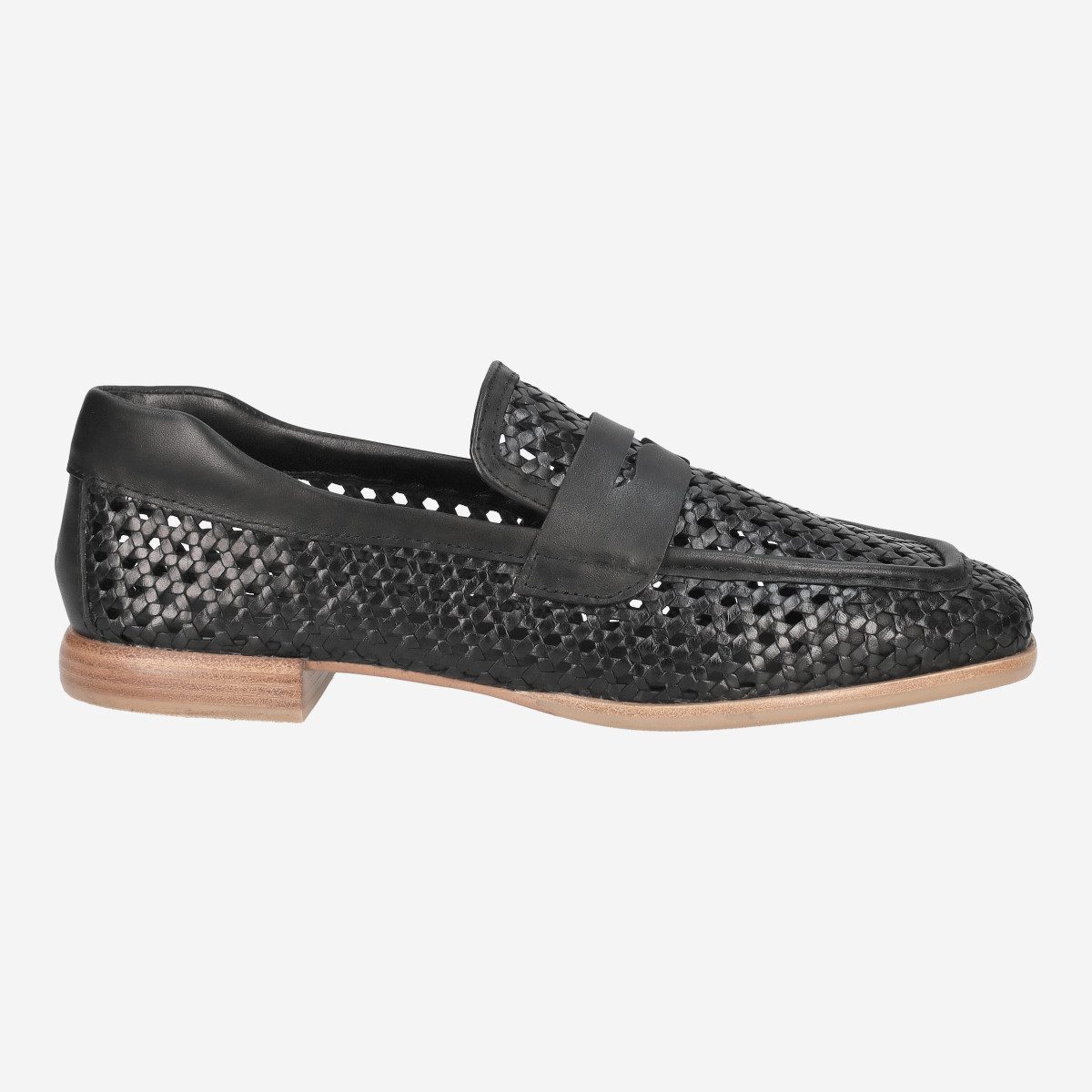 Homers 21818 LENA, Slipper & Mokassin in Schwarz für Damen Slipper