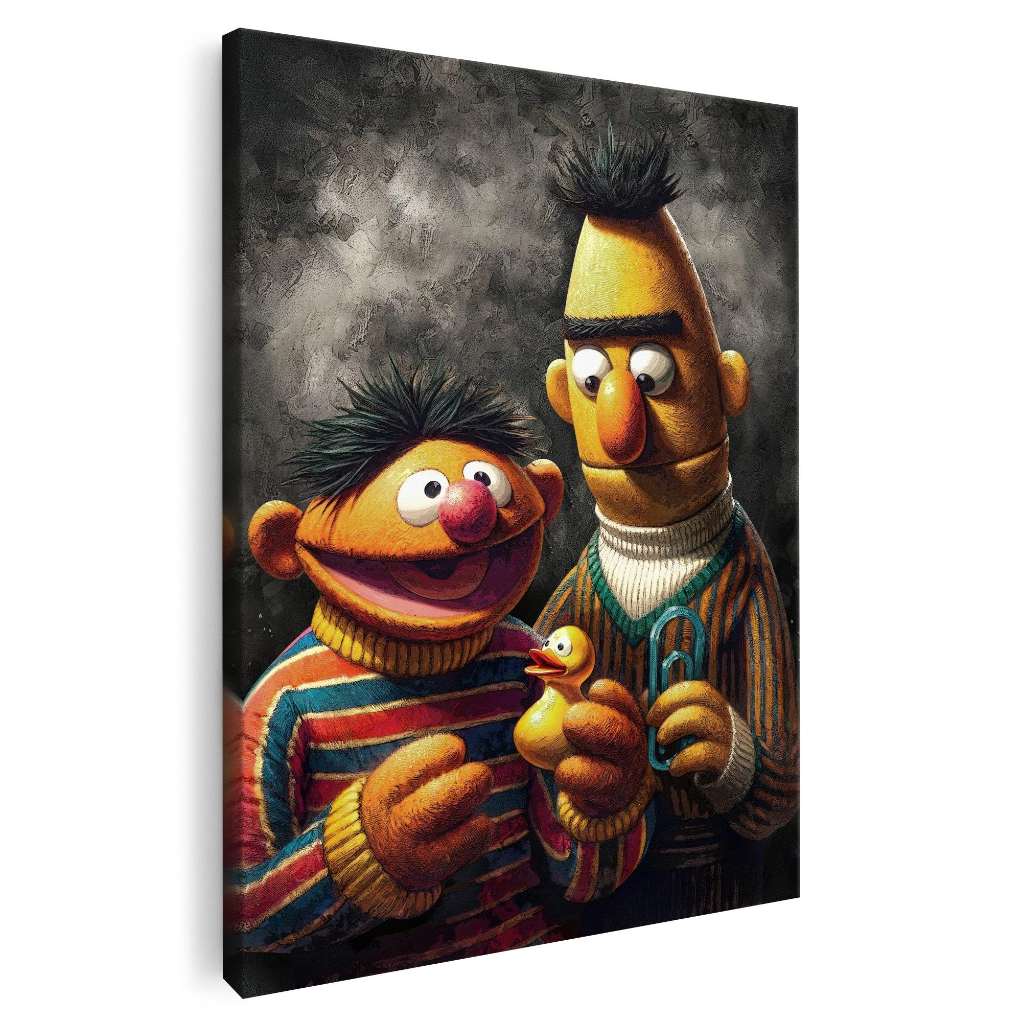 Artmazing Leinwandbild Fuzzy Friends, Fuzzy Friends, gesp. auf FSC Echtholz-Keilrahmen, in versch. Größen