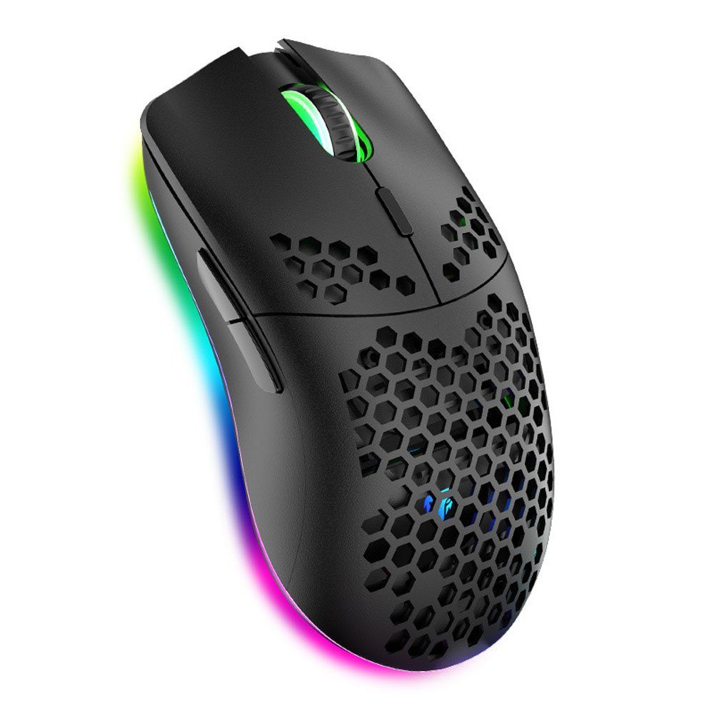 Jormftte Kabellose ergonomische Gaming-Maus,wiederaufladbare Mäuse