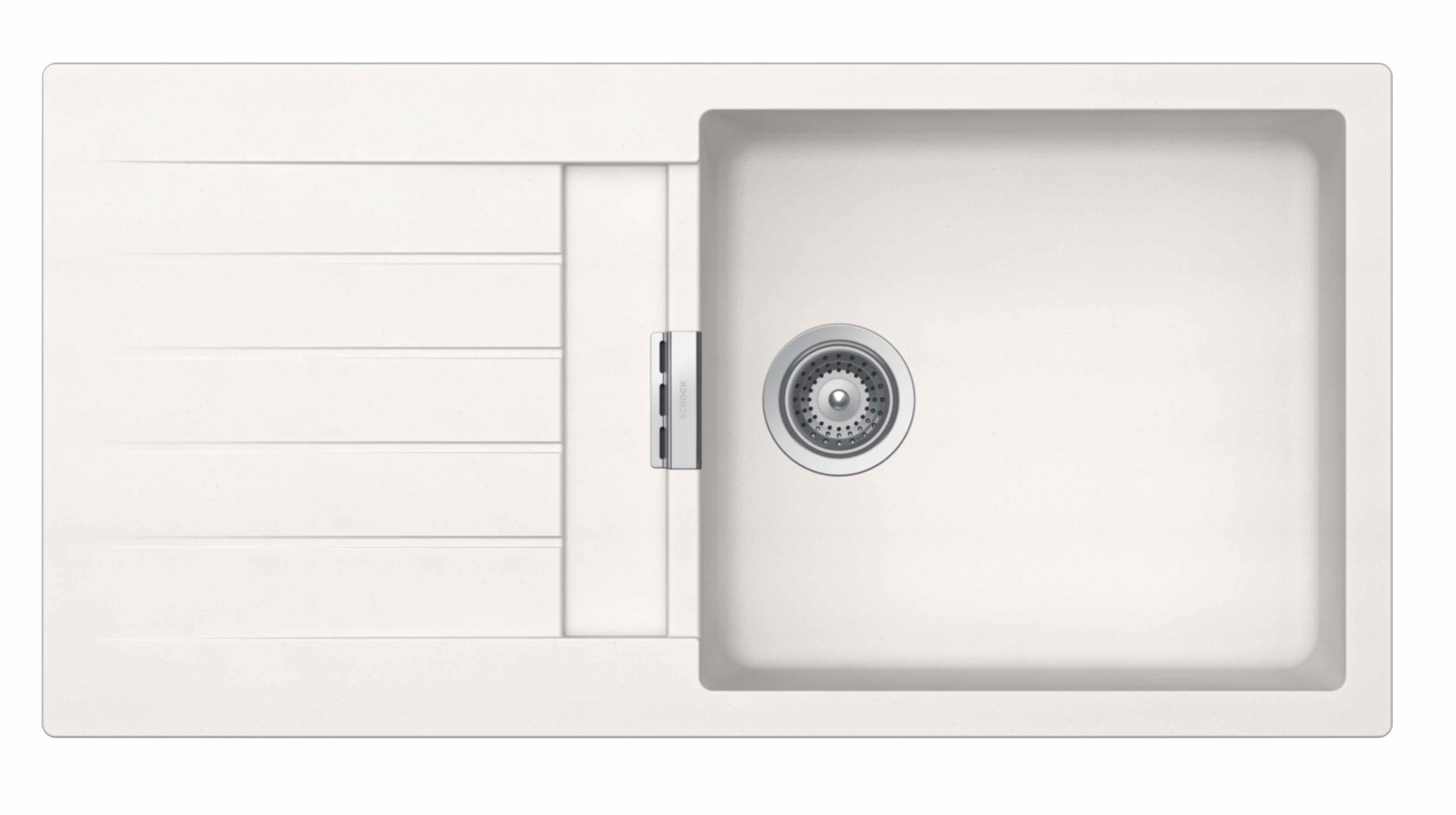 Schock Einbauspüle SCHOCK Spüle, Einbau von oben Signus D-100L-A, Cristadur Polaris