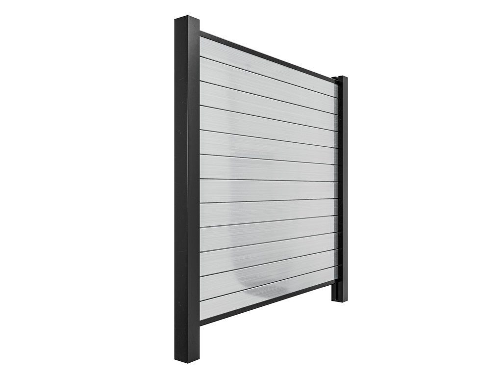Outgarden Sichtschutzelement Outgarden Kunststoff Sichtschutzzaun Weiß blickdicht – Bild 4 von 4