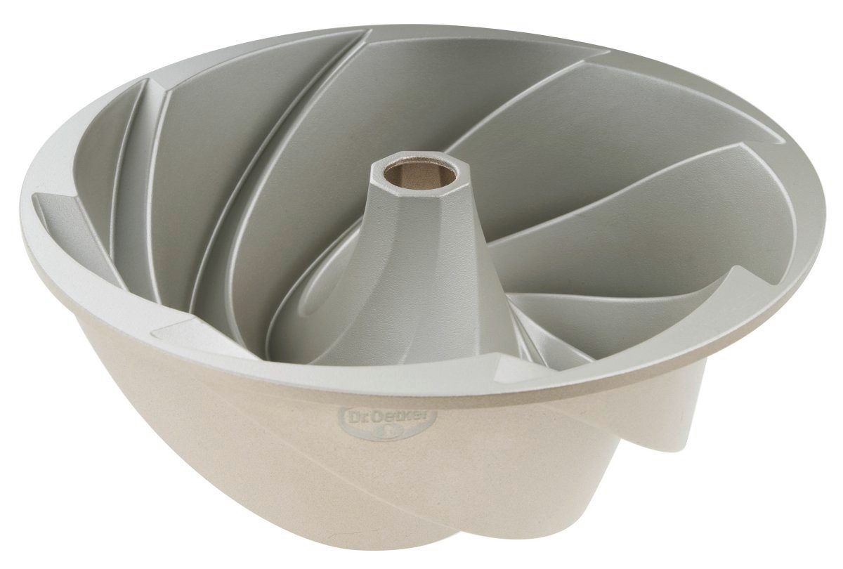 Dr. Oetker Küchenhelfer Gugelhupfform Twist, (1-tlg), Gugelhupfform, Backform Twist, +230°, Antihaftbeschichtung