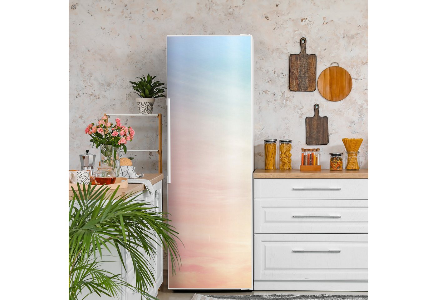 Thumbnail - DEQORI Magnetfolie 'Pastelliger Himmel', Kühlschrank Magnetmatte magnetisch Magnetfolie Folie Schutz