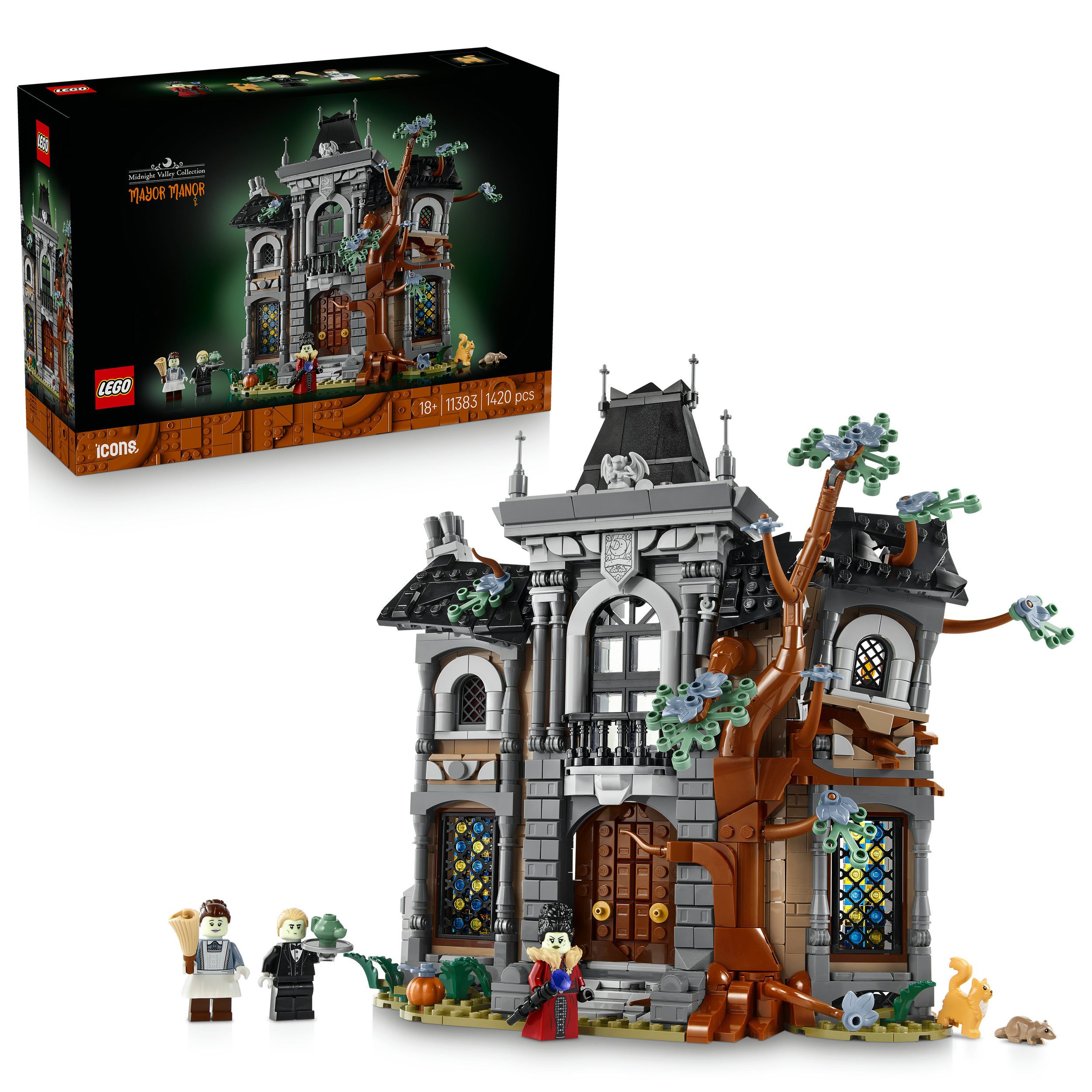 LEGO® Bürgermeistervilla (11383), LEGO Icons Konstruktionsspielsteine, (1420 St), Made in Europe