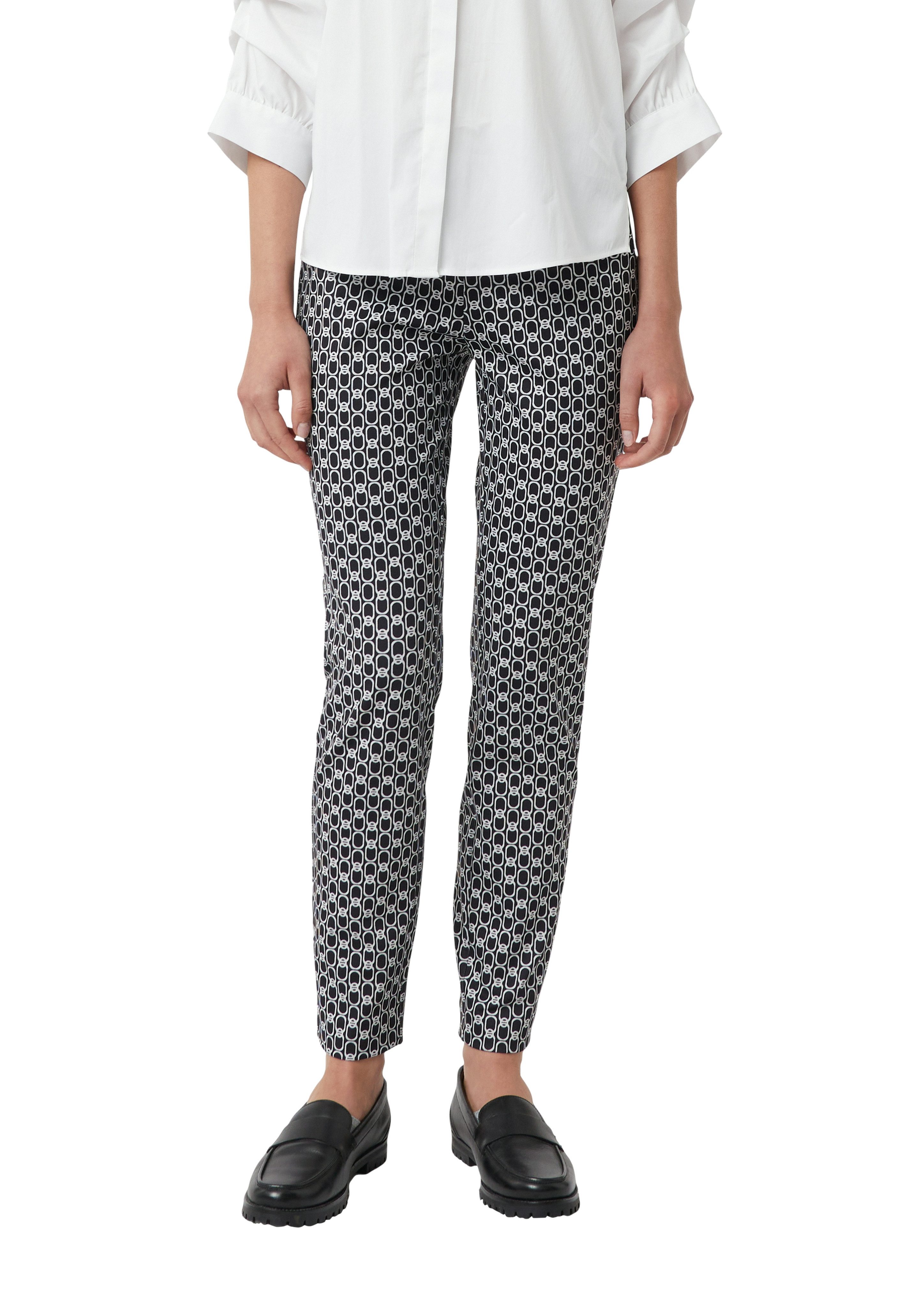 Comma Leggings mit All-Over Print günstig online kaufen