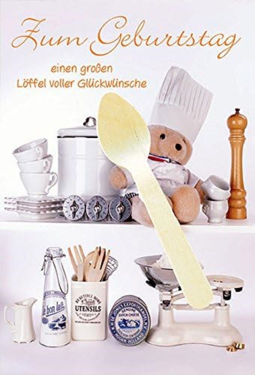 HOME FASHION Glückwunschkarte Geburtstag - Weihnachtskarte - Gruß- Hochzeit - Karte