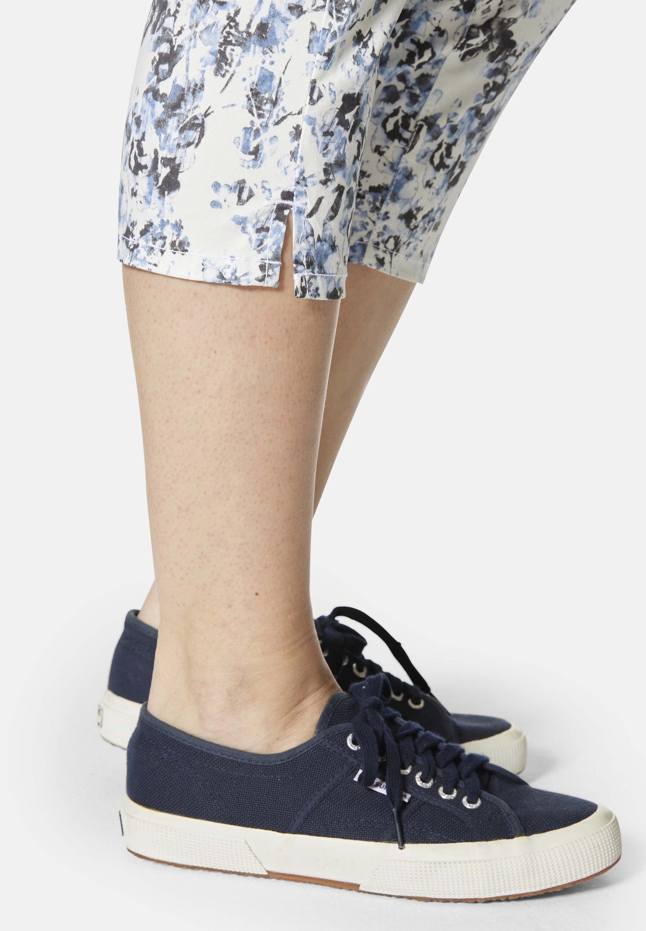 STOOKER WOMEN 7/8-Hose Tahiti Print Capri Slim Fit Capri Slim Fit Casual Clean Wash für Damen