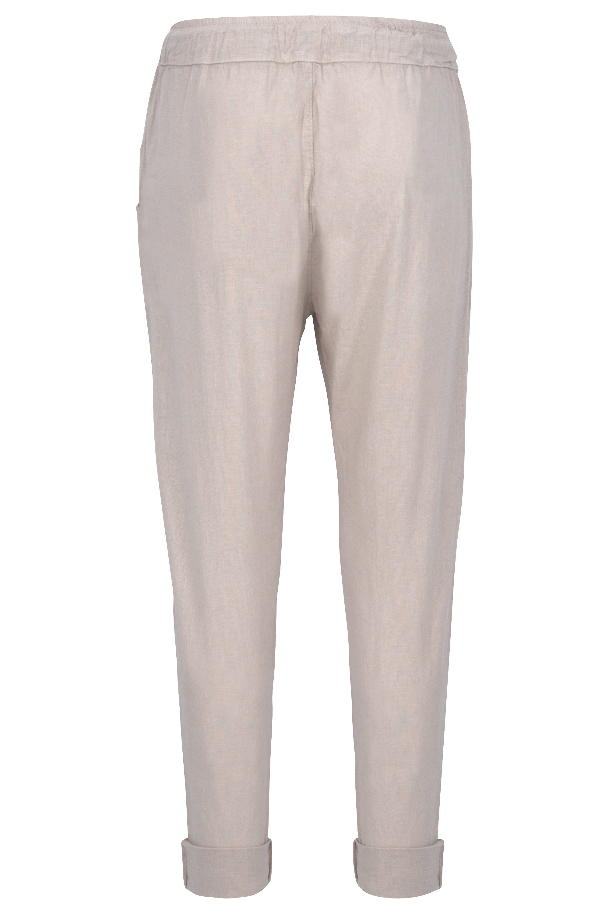 malito more than fashion Leinenhose malito Damen Hose aus Leinen, Stoffhose günstig online kaufen